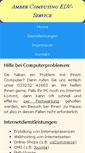 Mobile Screenshot of ambercomputing.de